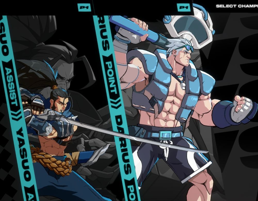 Darius and Yasuo from 2XKO