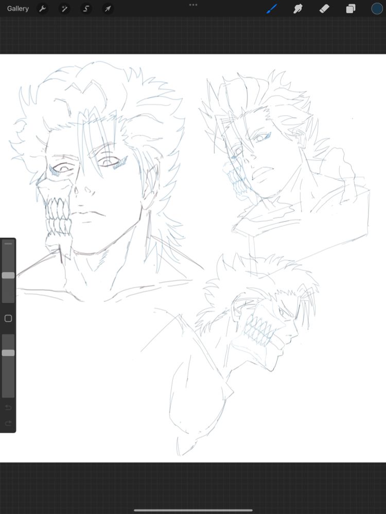 Portraits studies of grimmjow