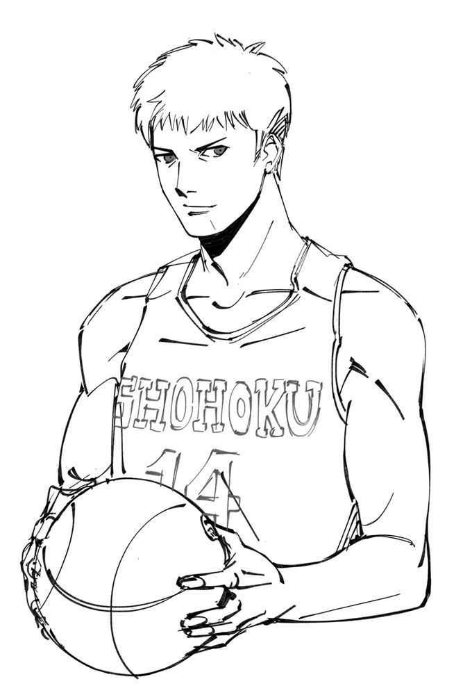 sketch of hisashi mitsui (slam dunk)

#rkgk
