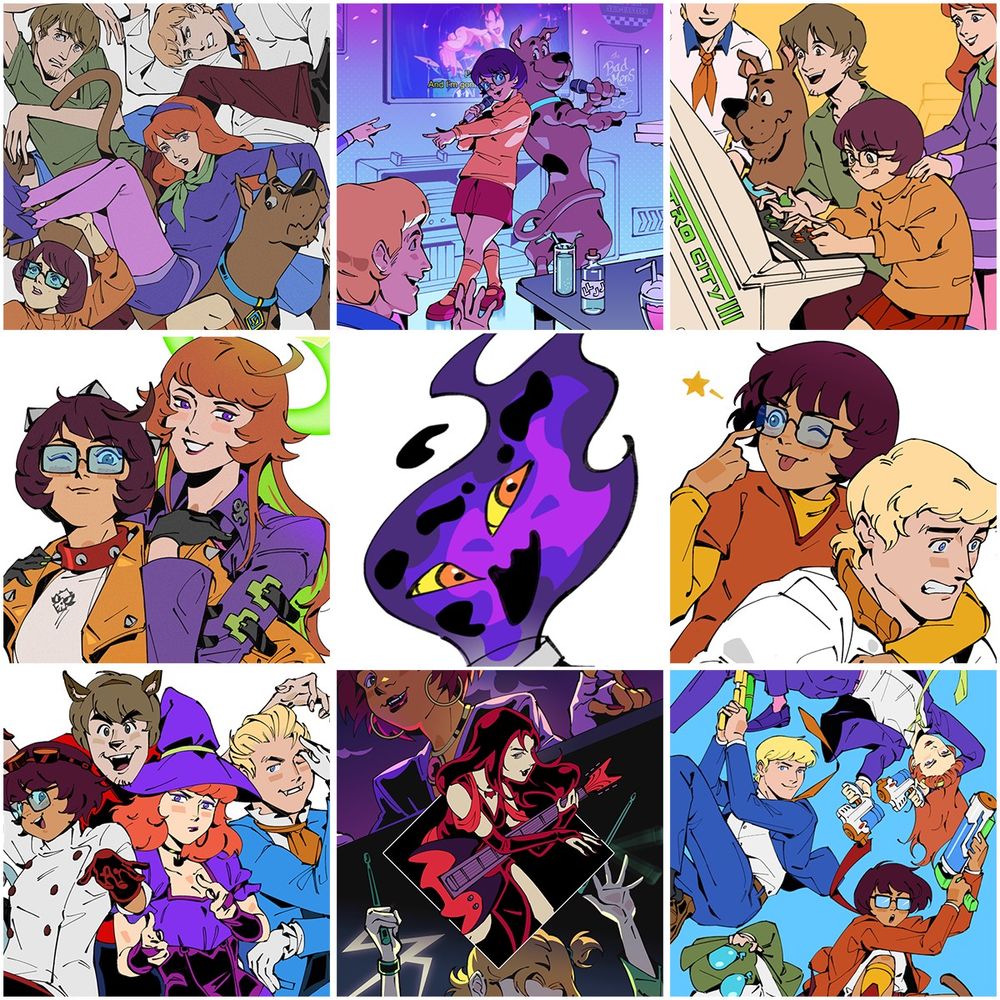 some of my favorites for 2024 :D #ScoobyDoo #ArtVsArtist2024