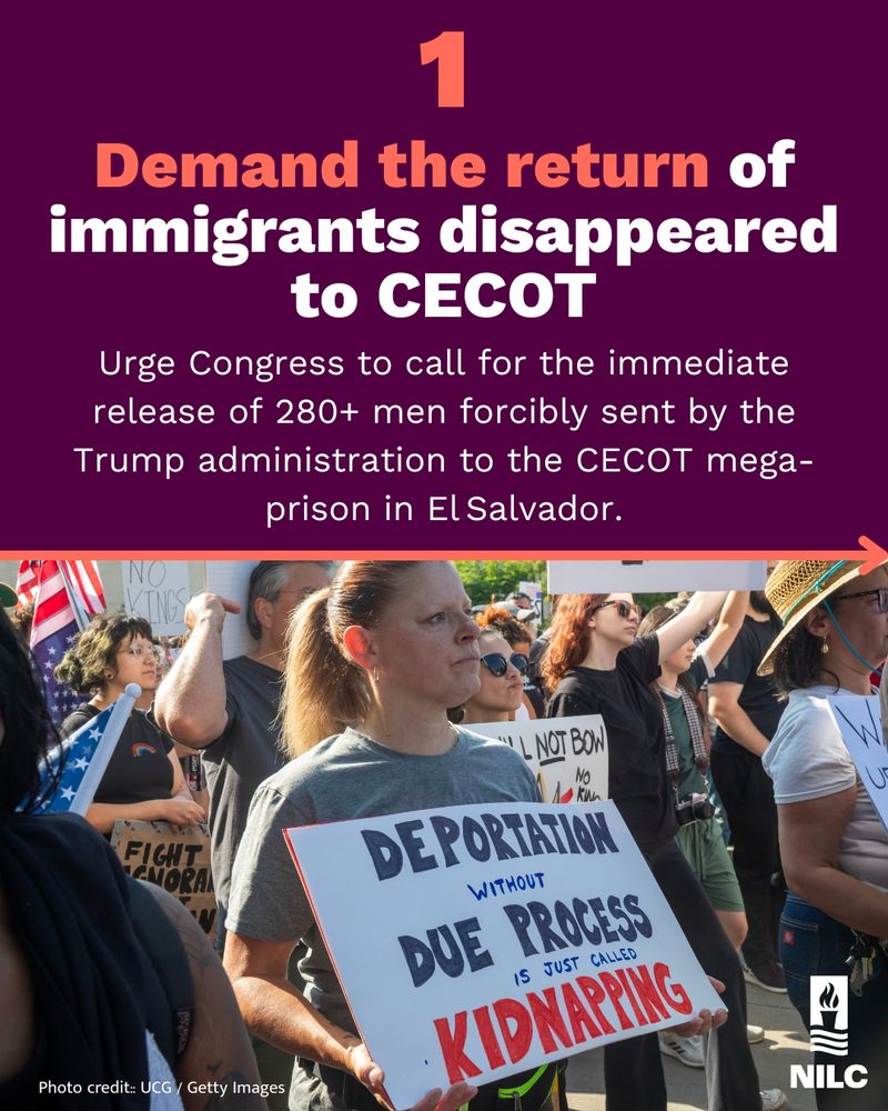 1 Demand the return of immigrants disappeared
to CECOT
