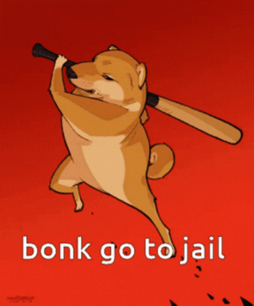 Bonk Bonk Jail GIF