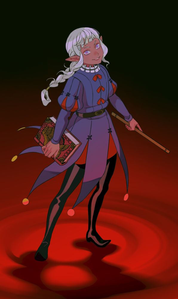Portrait of Thistle from the anime Dungeon Meshi