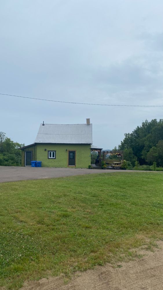 Une maison en bois du côté de Saguenay 