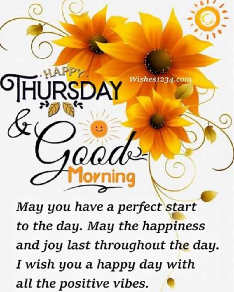 Happy Thursday good morning quote 