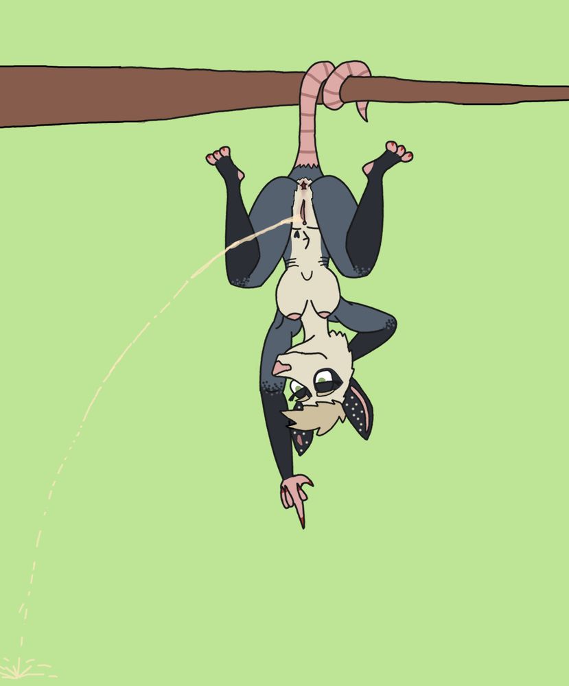 Same as before, but now Carmine is letting loose a thin arc of piss.  She seems to be enjoying herself!