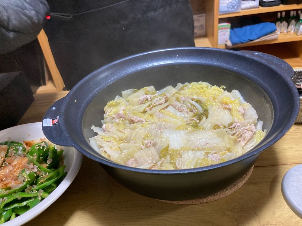 夕餉は、白砂ミルフィーユ