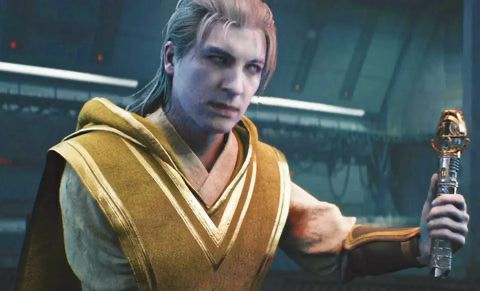 Star Wars character, Dagan Gera from the video game, Jedi Survivor. 