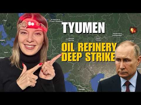 OMG: TYUMEN OIL REFINERY DEEP STRIKE 2000 KM UA BORDER Vlog 1189: War in Ukraine