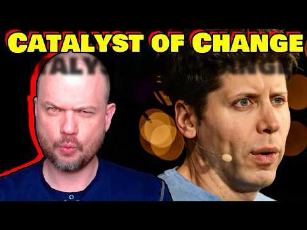 Sam Altman SHOCKING "Catalysts of Change" Interview  (never before seen footage)