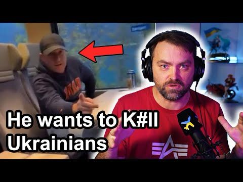 Russian Peace Supporter threatened to unalive Ukrainians in Switzerland Video with Eng. Subtitles