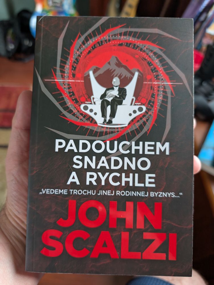 The title of the book in Czech is "Padouchem Snadno A Rychle" 