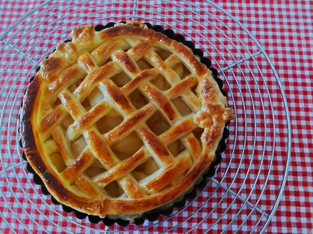 アップルパイが焼けた