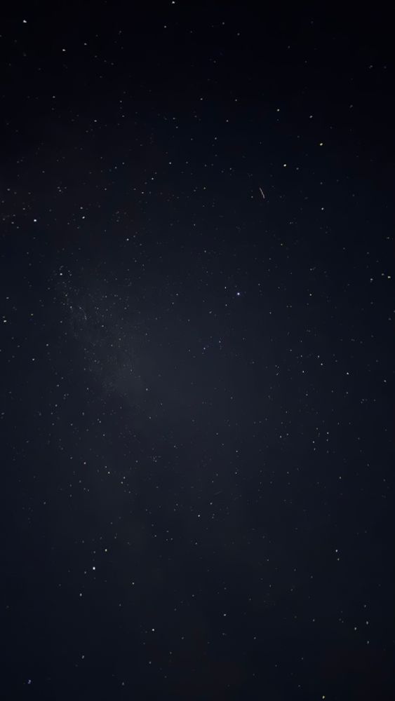 Der Nachthimmel voller Sterne 