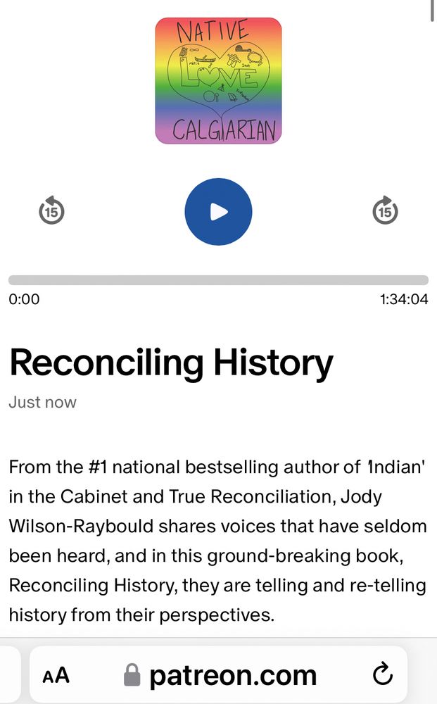 Reconciling History by @puglaas.bsky.social  book club https://www.patreon.com/posts/reconciling-142668638