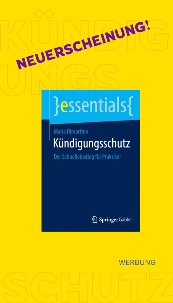 Buchcover Kübdigungsschutz