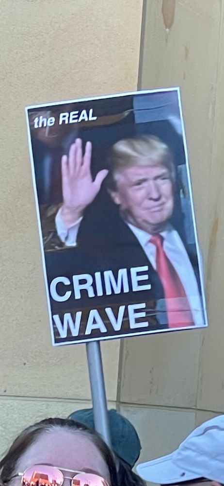 The REAL CRIME WAVE is Trump