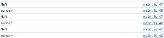 parsedInt = parseInt(button.textContent);
            console.log(parsedInt);
            console.log(typeof parsedInt);

tried to check if the number in my calculator is equal to number or not, when I did parsedInt with number it returns number as expected but when I input something else it returns NaN which means Not a Number but the typeof operator said that it is, in fact a number. I'M FREAKING INFURIATED