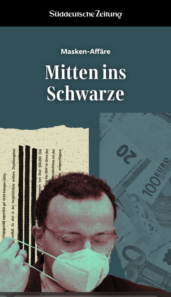 Süddeutsche: Masken – Affäre: Mitten ins Schwarze