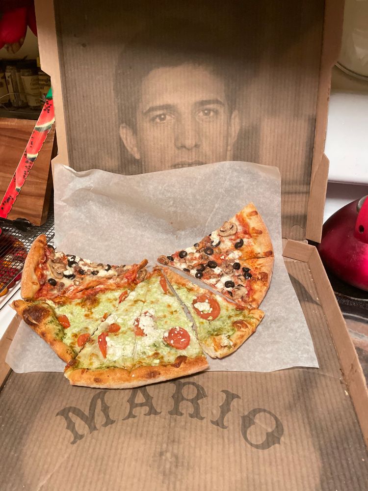 Mario’s pizza slipped up a little bit 