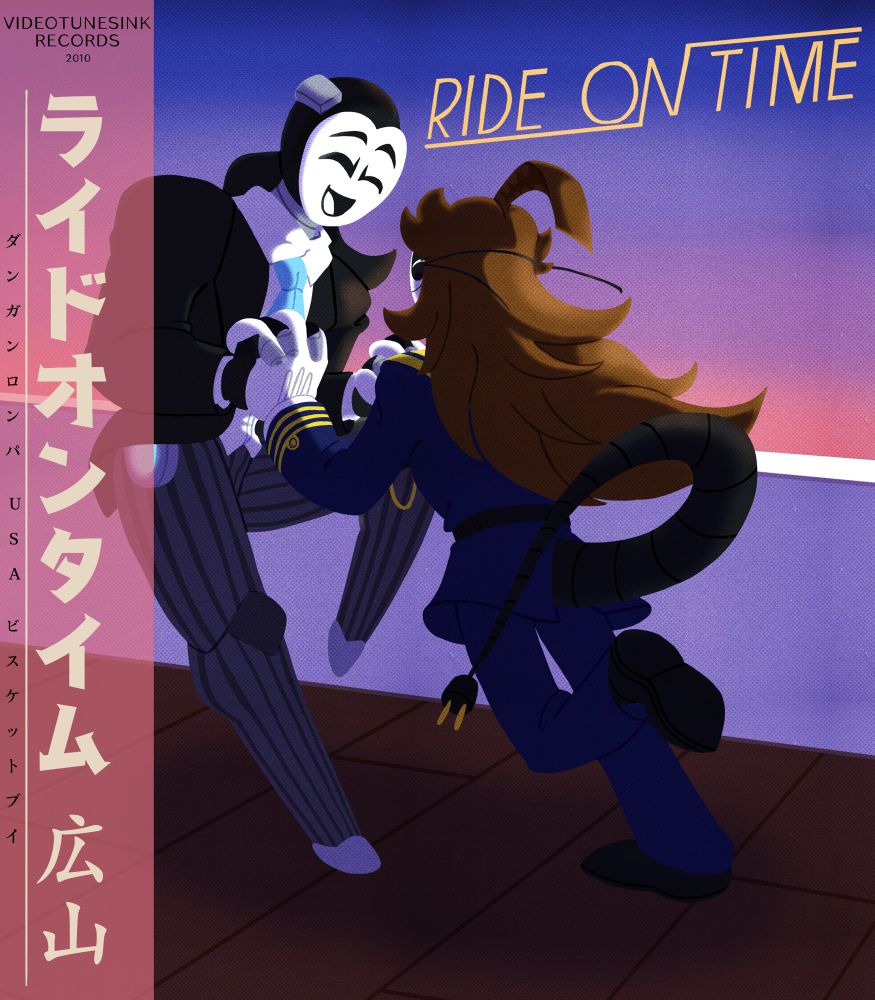 Two of my Danganronpa-adjacent fan characters in a semi-canonical fantasy.

Characters: Hiroyama and Aratani