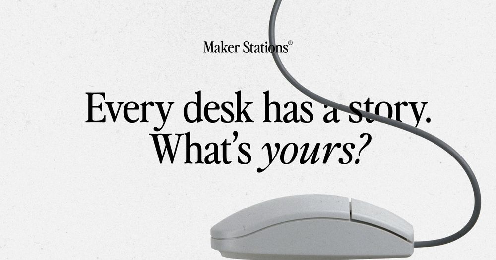 A lovely website showcasing the most beautiful desktop and station setups. 

Get inspired my desk warriors.

www.makerstations.io