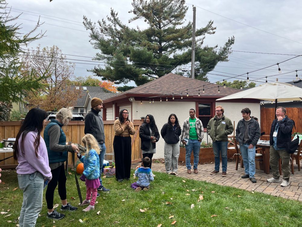 Team Aurin launches a GOTV door knock with Park Board candidates Tom Olsen and Kay Carvajal Moran