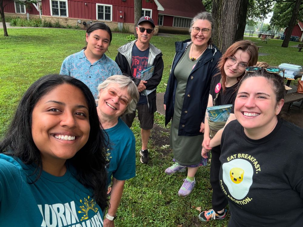 Photo of Aurin and campaign team 