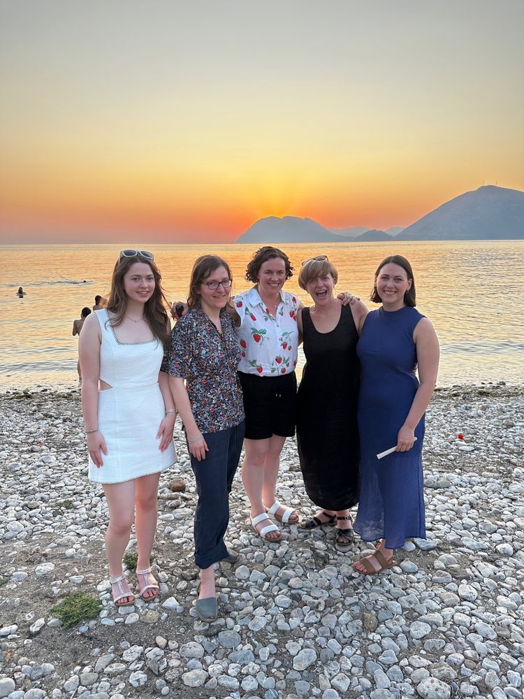 Photo of Strathclyde team on the beach in Patras 