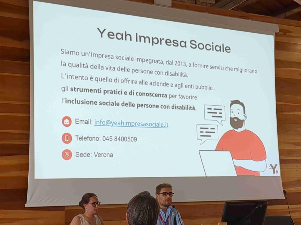 presentation of the "Yeah" company at the AIUCD2025 Conference 