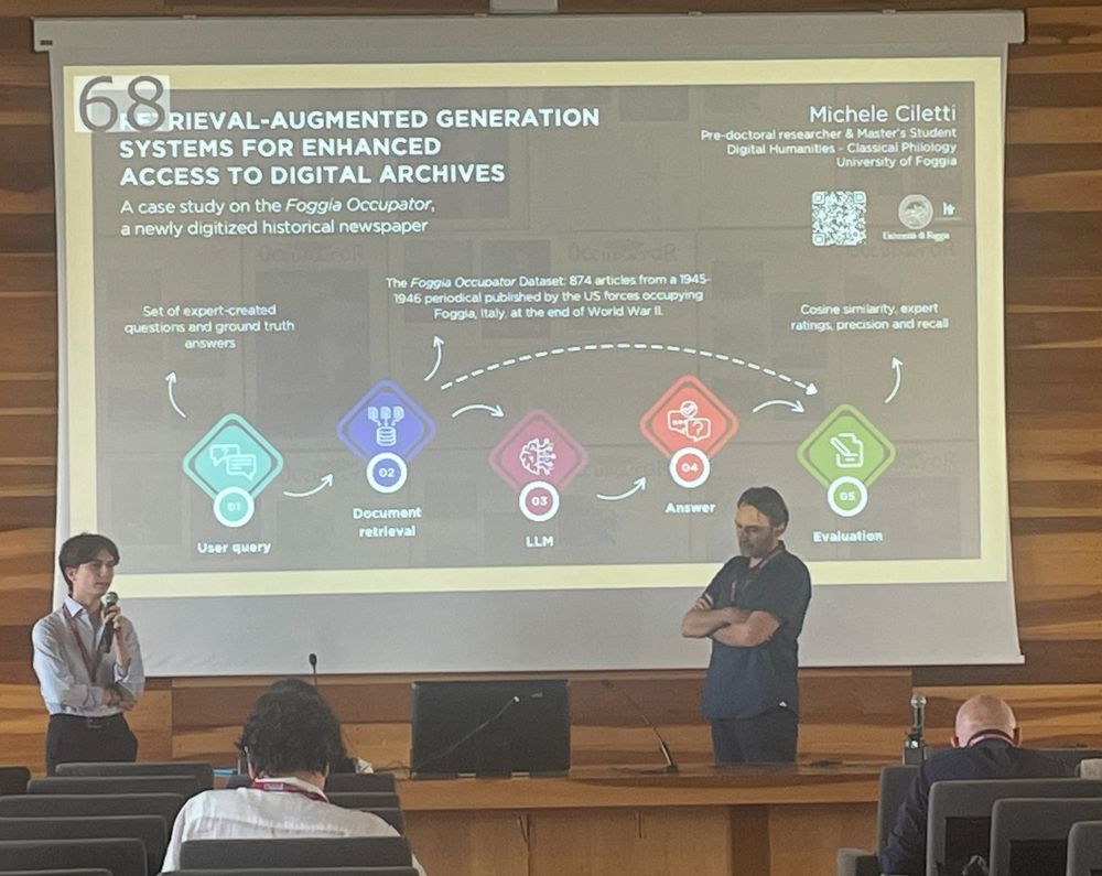 Slide di un progetto presentato nella poster session