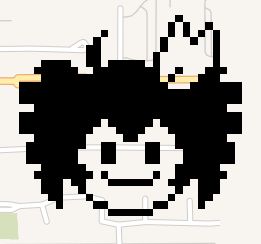 A screenshot of wplace of Teto from Machine Love