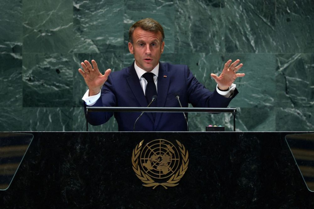 Macron urges countries to ‘stop delivering weapons’ to Israel for war in Gaza