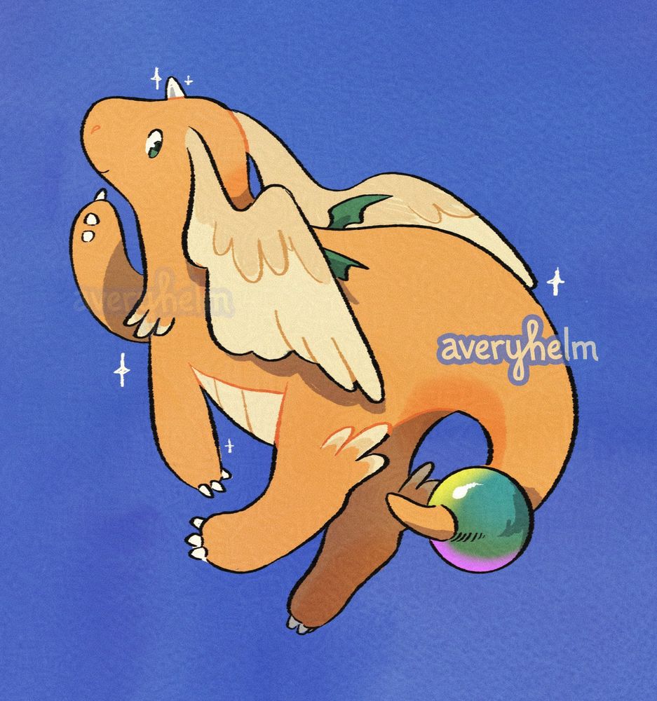 A digital illustration of mega Dragonite from Pokémon Legends Z-A.