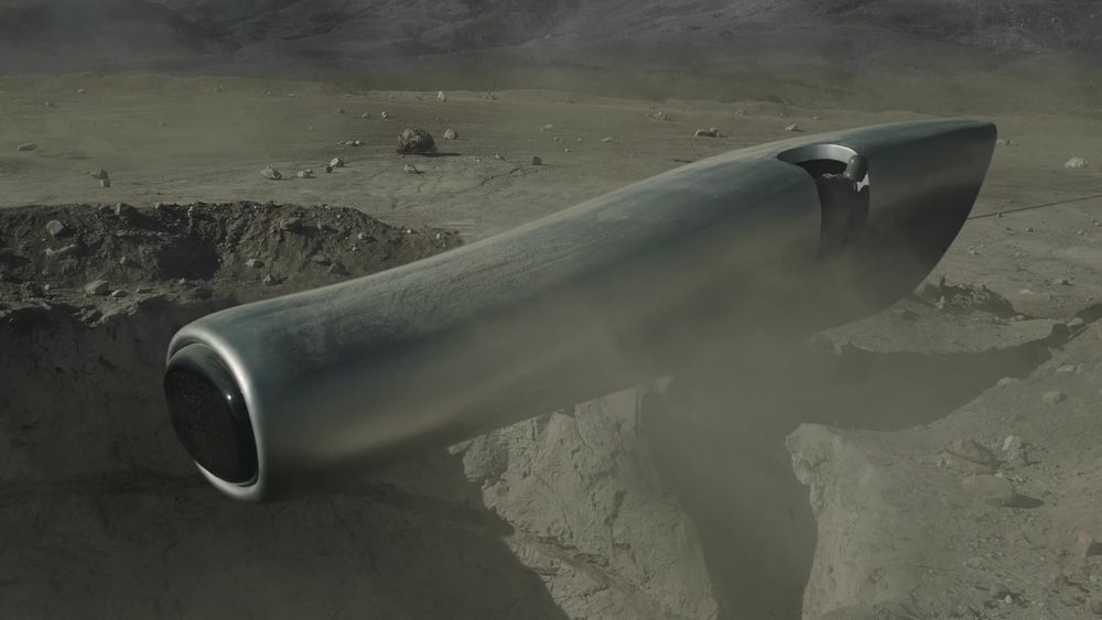 Small ship in Raised By Wolves (2020), with a shape/form inspired by the design Ridley Scott's electric razor, crashed and hanging over a hole on the surface of the planet Kepler-22b.