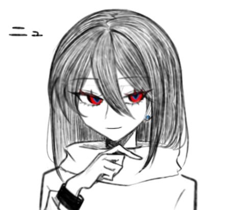 気に入ってる顔　創作リハビリしている