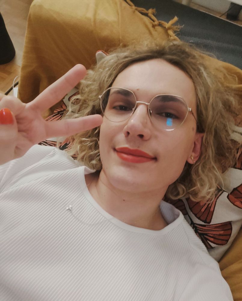 Selfie of me hammered by the heatwave, on my couch