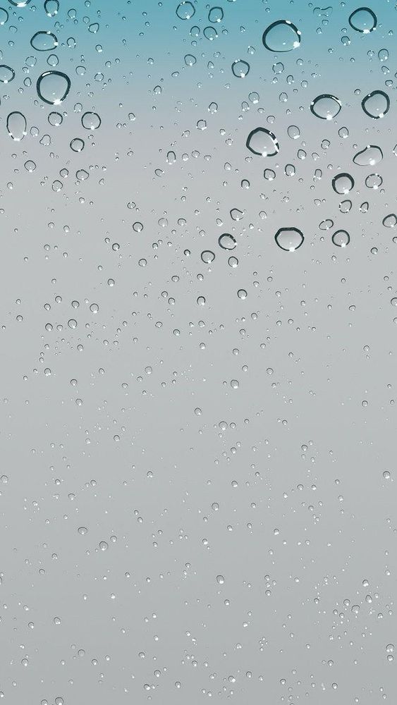 iOS 5 liquid droplet wallpaper