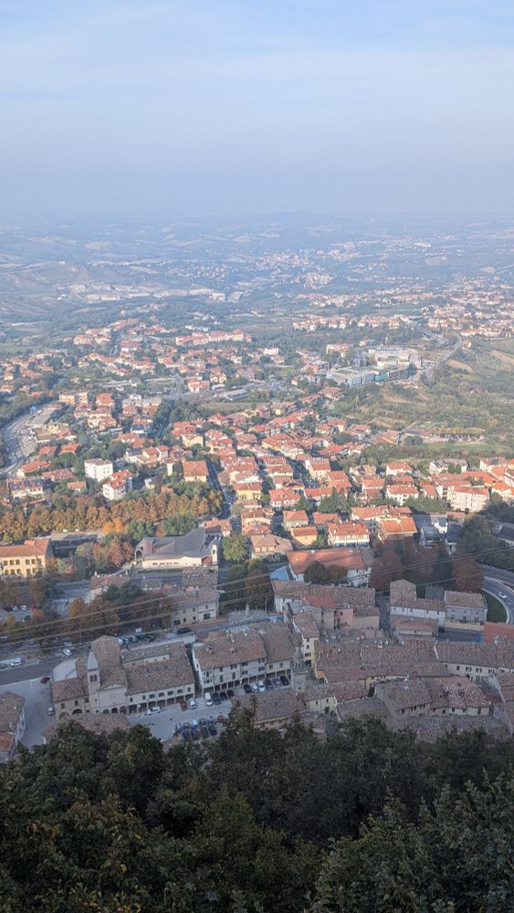 View from the mountain top 