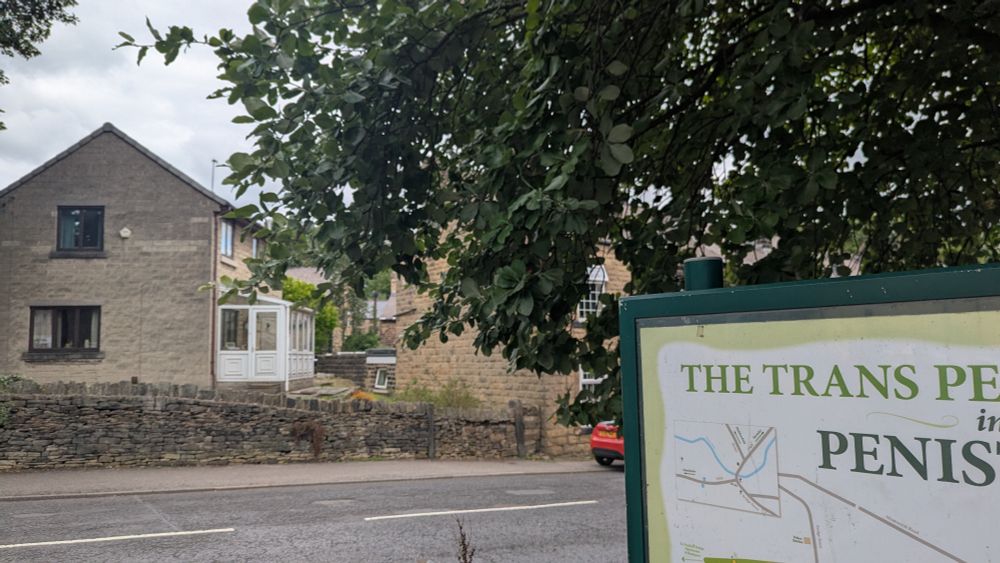 "The Trans Pennine Way in Penistone" becomes "The Trans Penis"