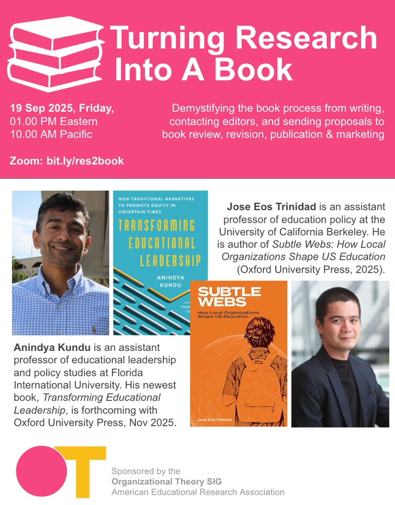 Poster for Turning Research Into a Book