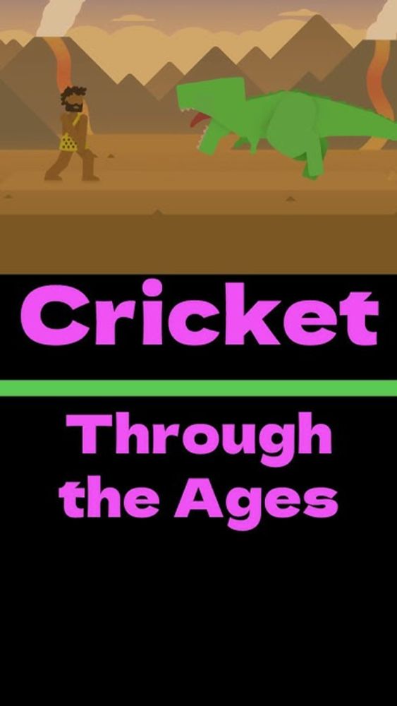 🎮 #CricketThroughtheAges 👥🏏🦖 @FreeLivesGames @DevolverDigital #Cosmocover #ElCricketEnLosTiempos