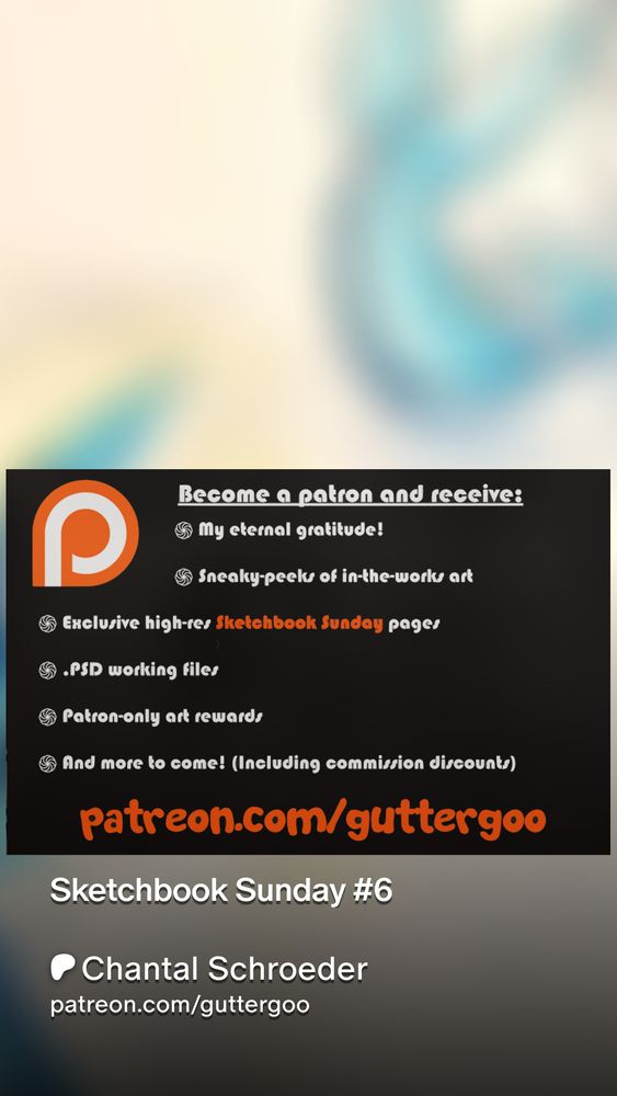 A Patreon ad linking to www.patreon.com/guttergoo