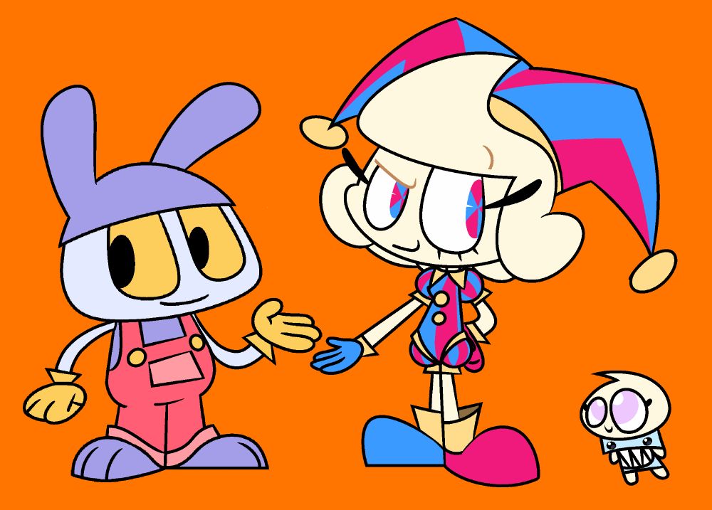 Parum as Jax, Merksia as Pomni, and Jampun as Bubble; from 2023.