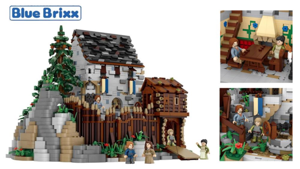 BlueBrixx Burg Blaustein aus Mini Blocks im Onlineshop gelistet