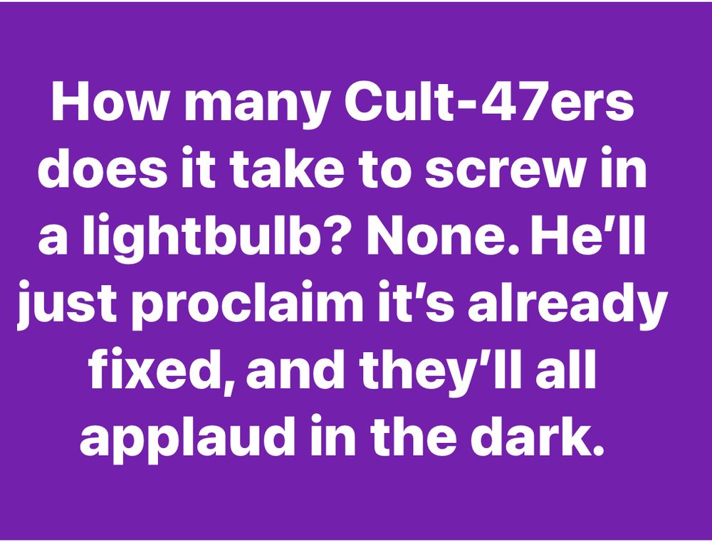 Trumpism is a cult. 
