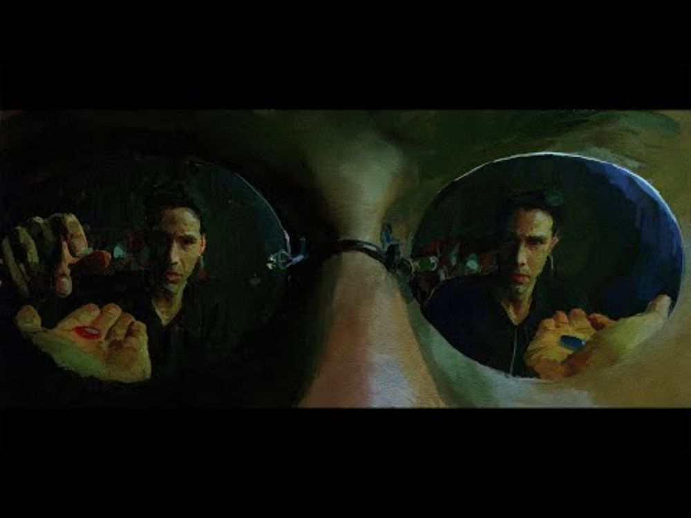 Photopainting for a 100 days | Day 13 The Matrix