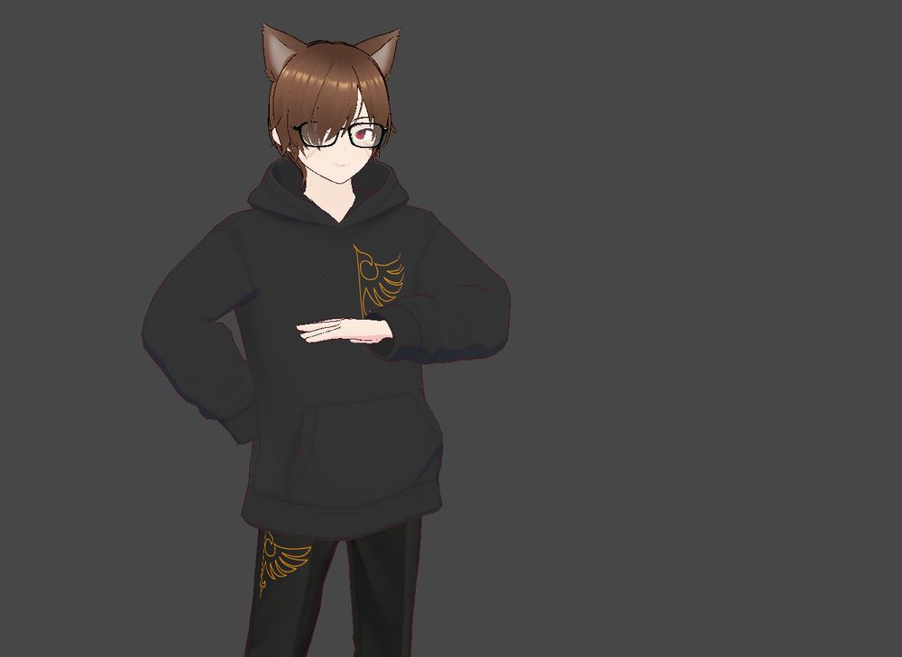 My Avatar of me with ushiromiya symbol The One-Winged Eagle