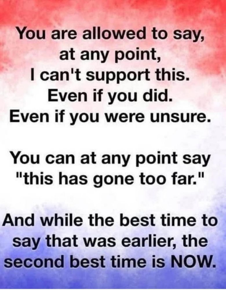 You are allowed to say, 
at any point, 
I can't support this.  
Even if you did, 
Even if you were unsure. 

You can at any point say
"this has gone too far."

And while the best time to
Say that was earlier,
The second best time is NOW.