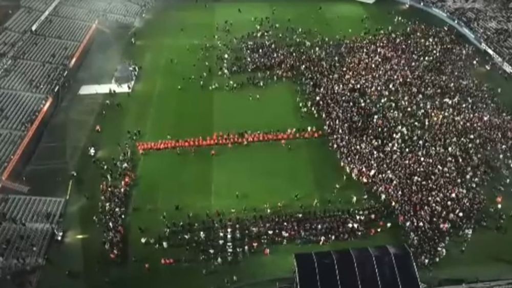 Watch: New world record for largest haka set at Eden Park